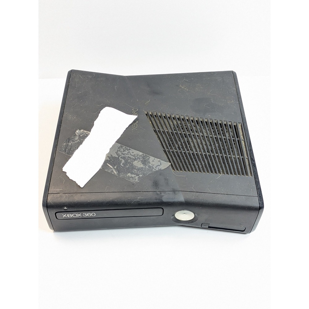 Xbox 360 S Slim Black Console Only Matte 1439  - For Part/Repair - No HDD